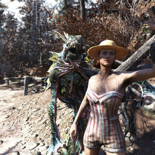 A Mirelurk King Poses for a Photo at Spruce Knob